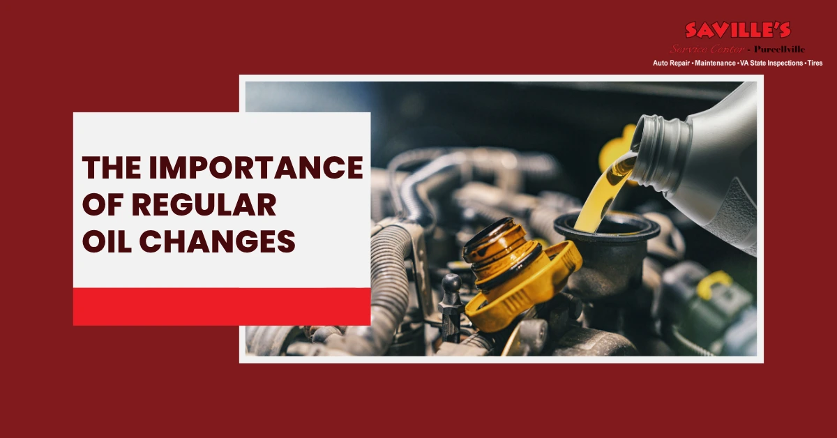 Bottle of oil tilted above engine filler cap in service center promo image